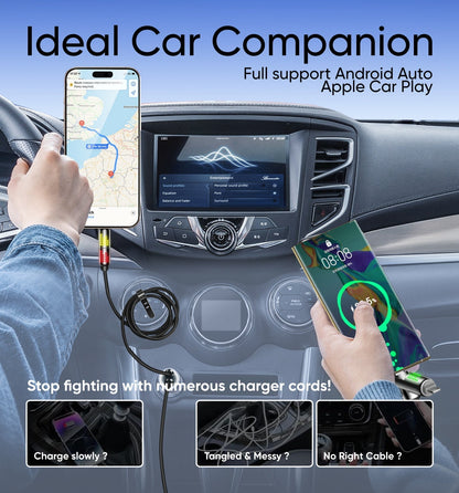 EYJEYJ®⚡4-in-1 USB Charging Cable mFish fast charging